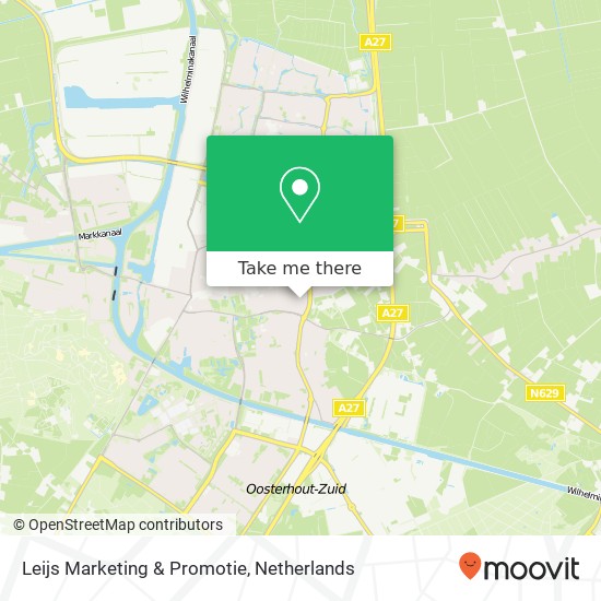 Leijs Marketing & Promotie, Zandheuvel 52B Karte