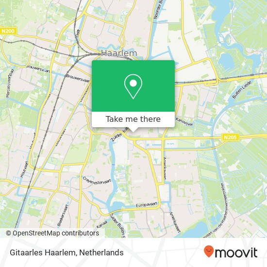 Gitaarles Haarlem, Gouwstraat 43 Karte