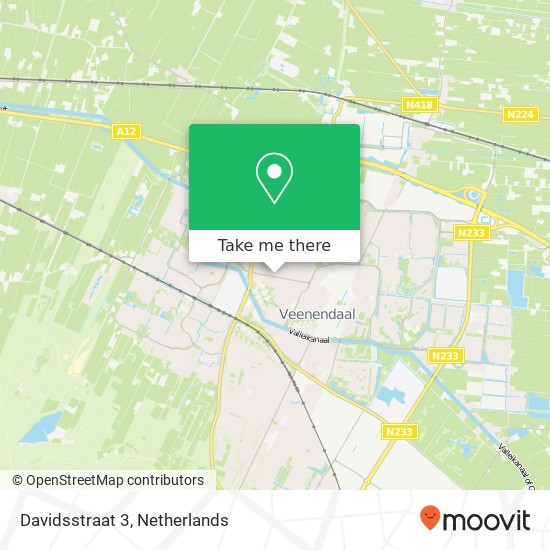 Davidsstraat 3, 3905 BK Veenendaal map