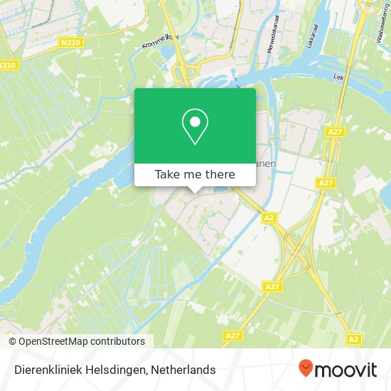 Dierenkliniek Helsdingen, Beltmolen 1 Karte
