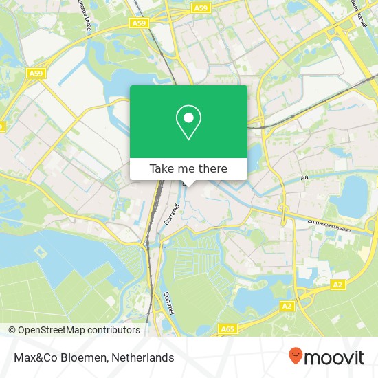 Max&Co Bloemen, Orthenstraat 38 map