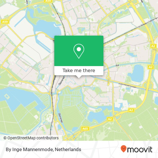 By Inge Mannenmode, Kerkstraat 79 map