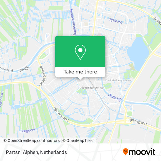 Partsnl Alphen map