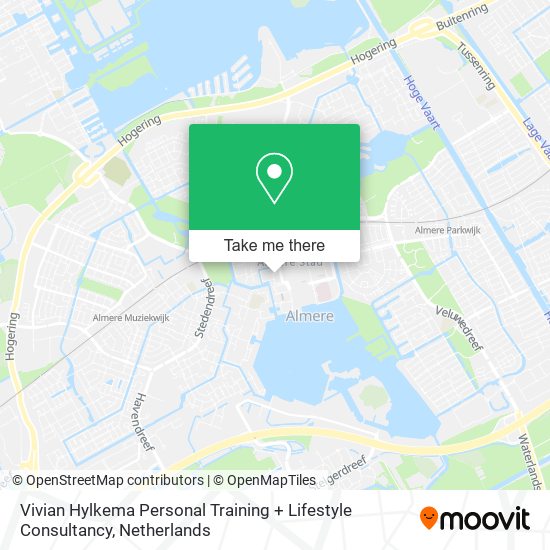 Vivian Hylkema Personal Training + Lifestyle Consultancy map