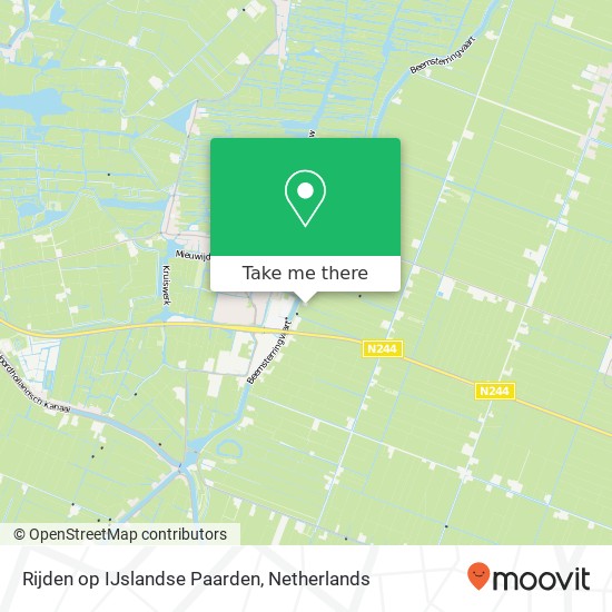 Rijden op IJslandse Paarden, Westdijk 36 map