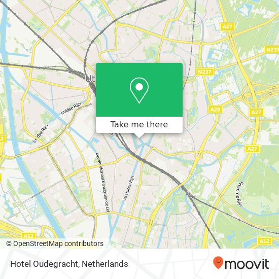 Hotel Oudegracht, Oudegracht aan de Werf 409C map