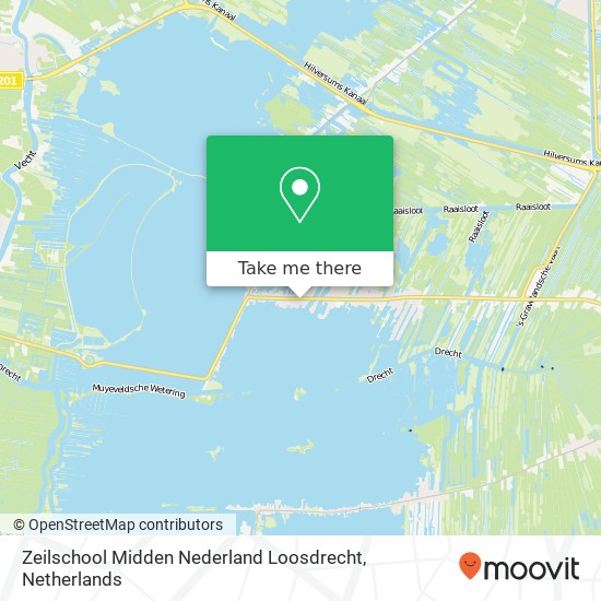 Zeilschool Midden Nederland Loosdrecht, Oud Loosdrechtsedijk 237 map