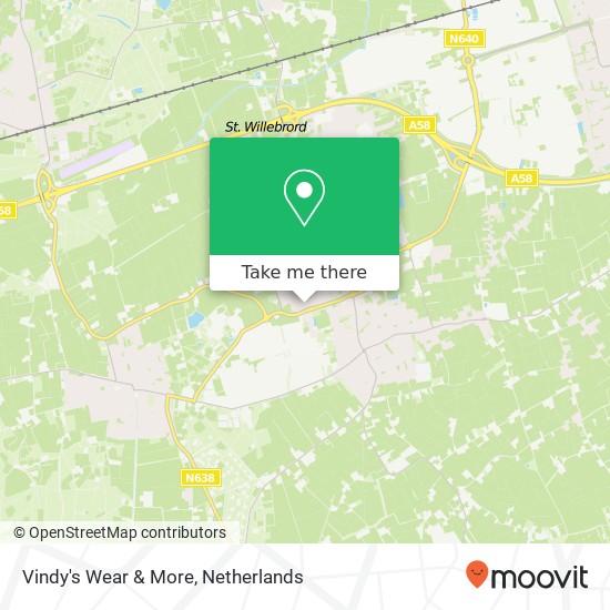 Vindy's Wear & More, Spechtendonk 1 map