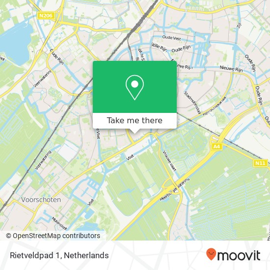 Rietveldpad 1, 2321 CX Leiden map