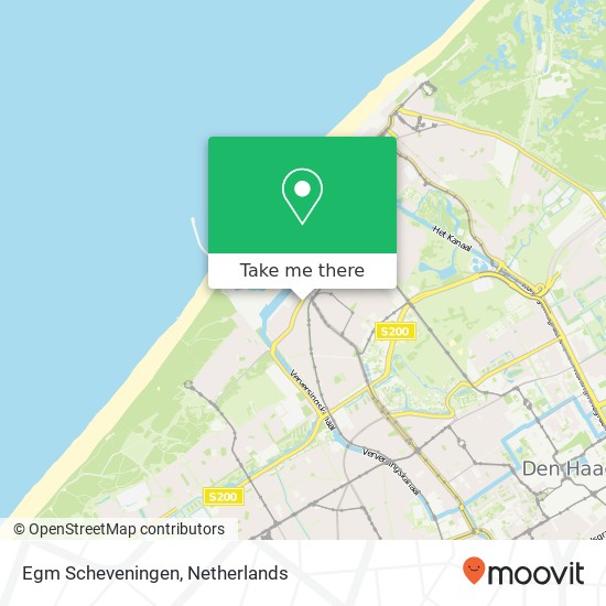 Egm Scheveningen, Westduinweg 151 Karte