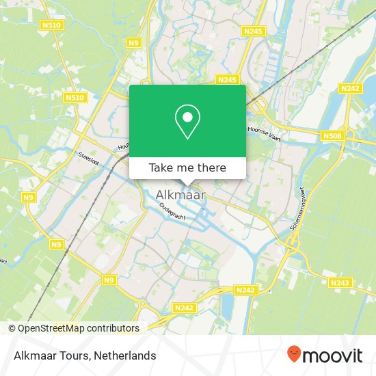 Alkmaar Tours map