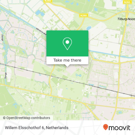 Willem Elsschothof 6, 5044 LJ Tilburg map