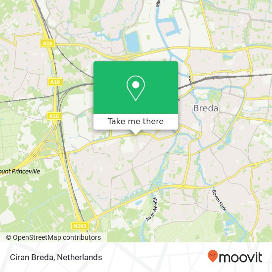 Ciran Breda, Tuinzigtlaan map