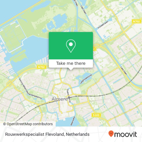 Rouwwerkspecialist Flevoland, IJsselmeerweg 75 map