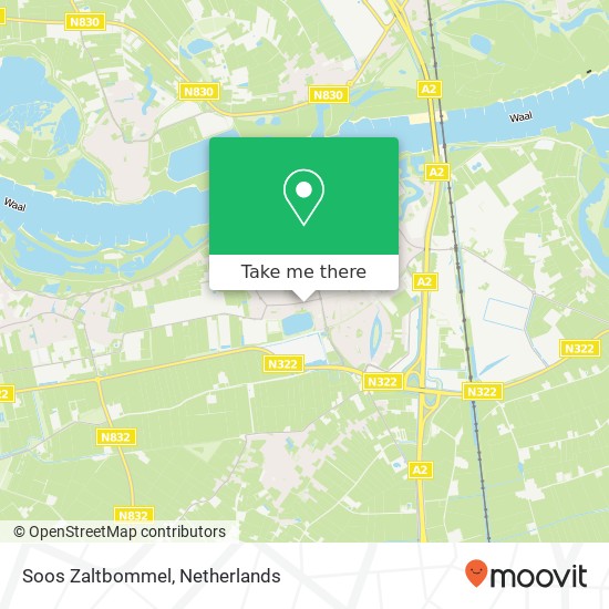 Soos Zaltbommel, Nieuwe Tijningen 3 Karte