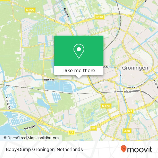 Baby-Dump Groningen, Protonstraat 12C map