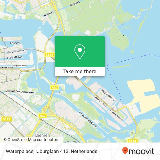 Waterpalace, IJburglaan 413 map