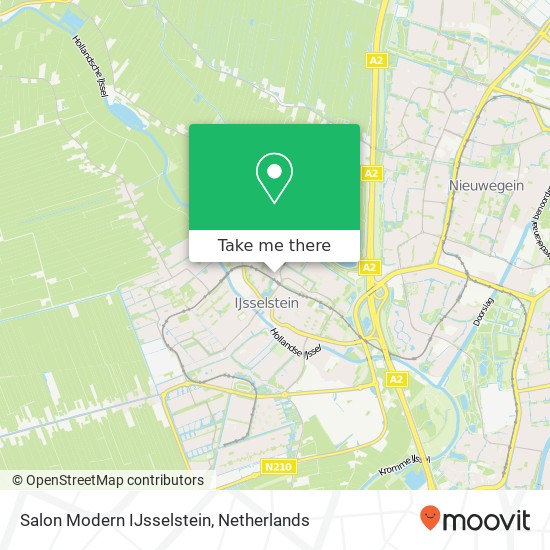 Salon Modern IJsselstein map