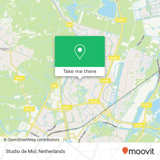 Studio de Mol, Vleeshouwerstraat 12 map