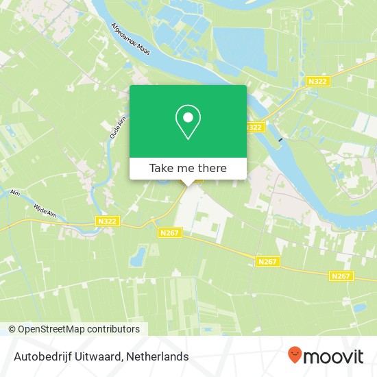 Autobedrijf Uitwaard, Nijverheidstraat 7 map