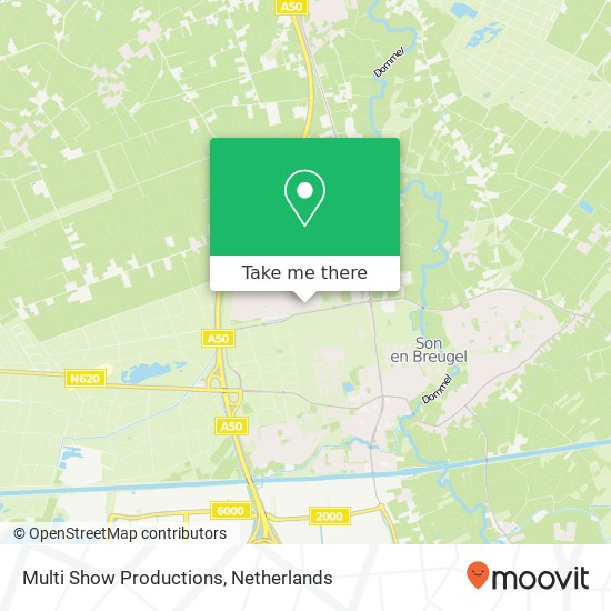 Multi Show Productions, Rijnlaan 20 map