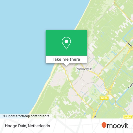 Hooge Duin, 2202 CS Noordwijk aan Zee Karte