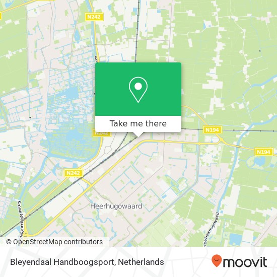 Bleyendaal Handboogsport, Albert Soncklaan 10 map