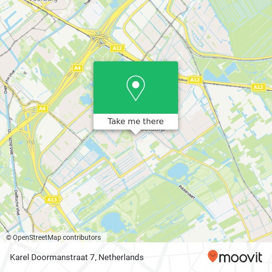 Karel Doormanstraat 7, 2631 AM Nootdorp map