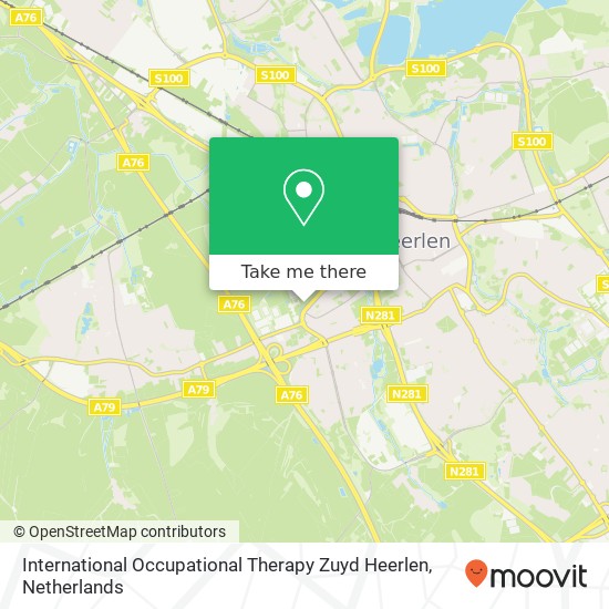 International Occupational Therapy Zuyd Heerlen, Nieuw Eyckholt 300 map