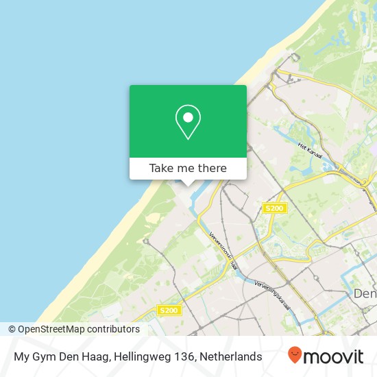 My Gym Den Haag, Hellingweg 136 map