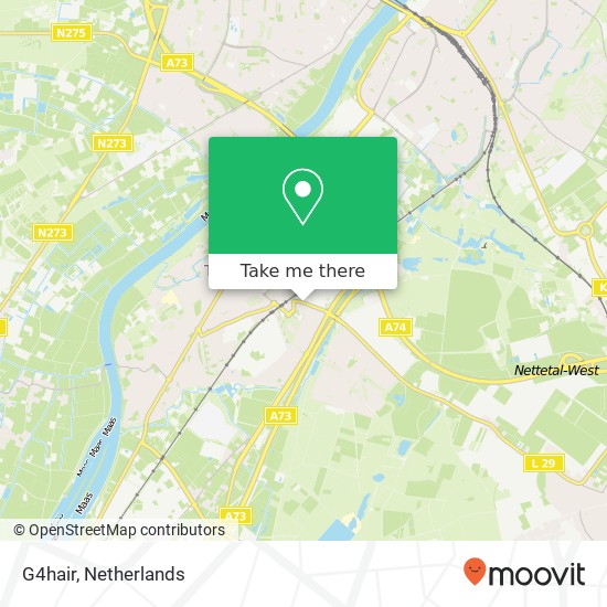 G4hair, Kaldenkerkerweg 20 map
