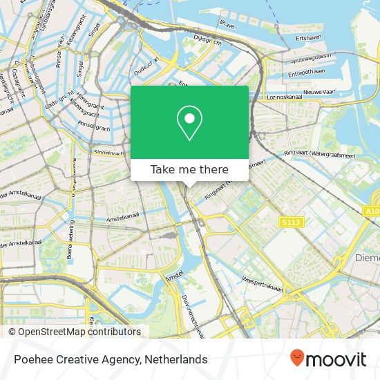 Poehee Creative Agency, Danie Theronstraat map