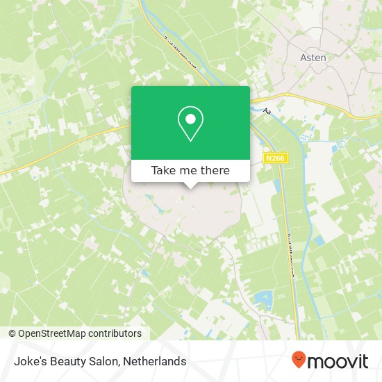 Joke's Beauty Salon, Laan Ten Roode 19 map