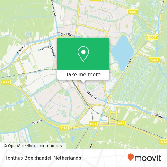 Ichthus Boekhandel, Prins Hendrikstraat 145 map