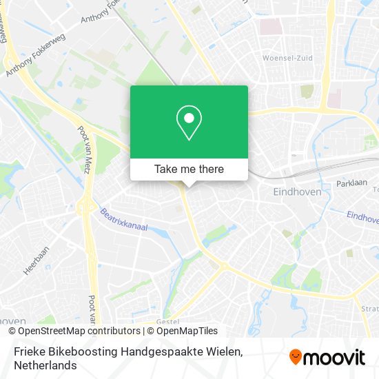 Frieke Bikeboosting Handgespaakte Wielen map