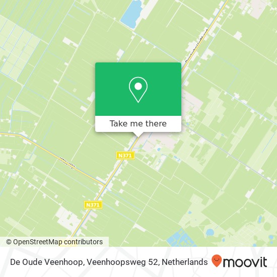 De Oude Veenhoop, Veenhoopsweg 52 map