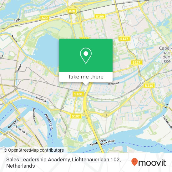 Sales Leadership Academy, Lichtenauerlaan 102 map