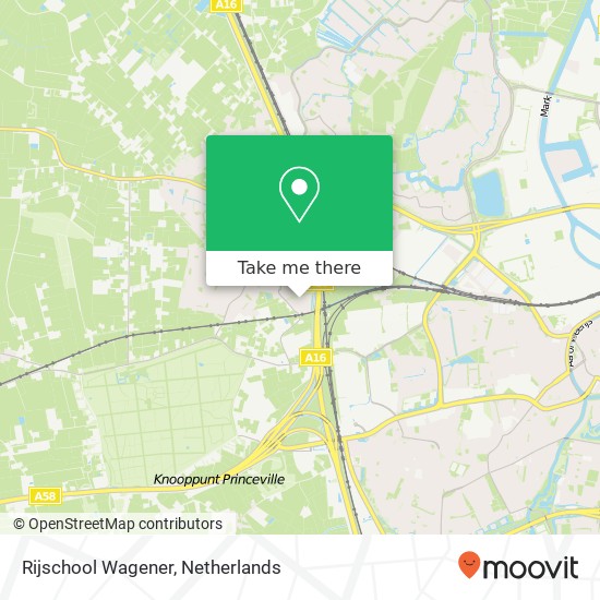 Rijschool Wagener, Spinnewiel 1 map