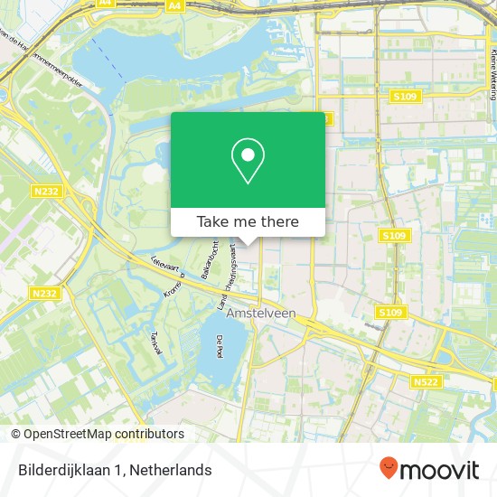 Bilderdijklaan 1, 1182 EB Amstelveen map