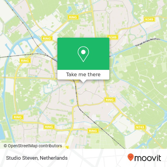 Studio Steven, Marktstraat 76 map