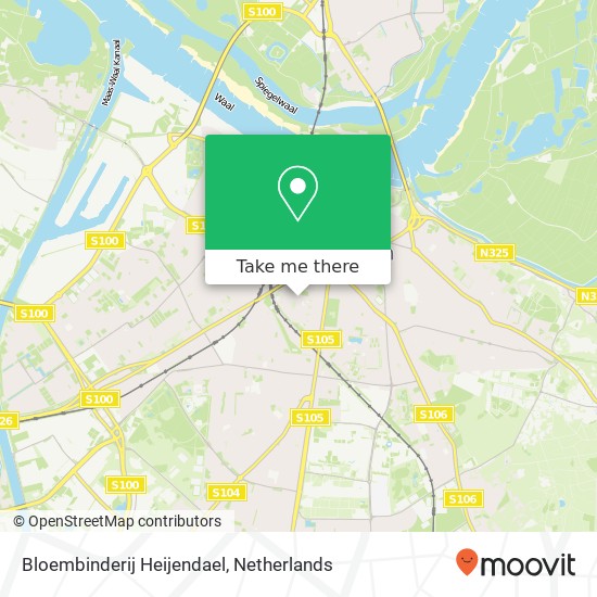 Bloembinderij Heijendael, Jan van Galenstraat map