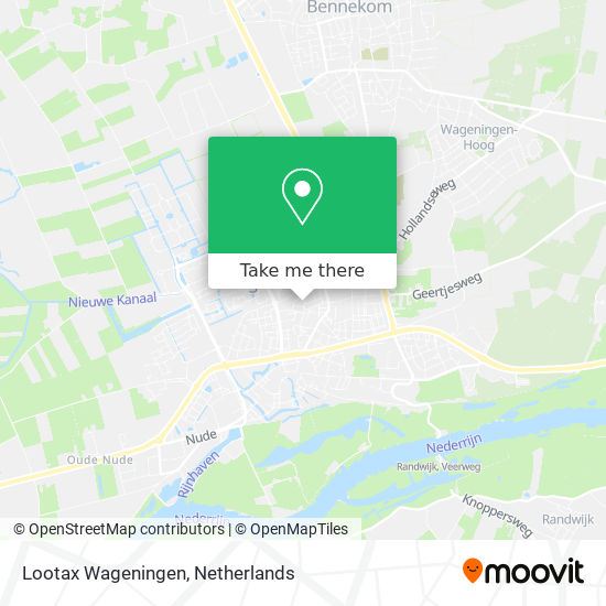 Lootax Wageningen Karte