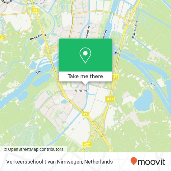 Verkeersschool t van Nimwegen, Merenborch 50 map