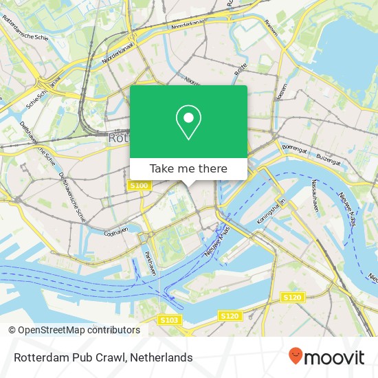 Rotterdam Pub Crawl Karte