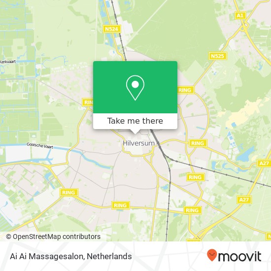 Ai Ai Massagesalon, Bussumerstraat 26 map