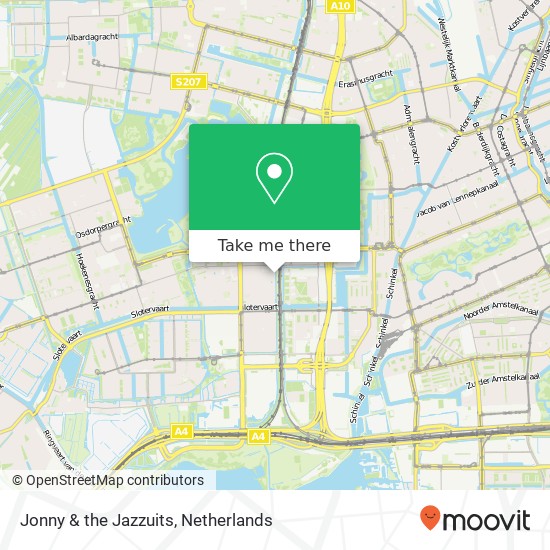 Jonny & the Jazzuits, Jacques Veltmanstraat map