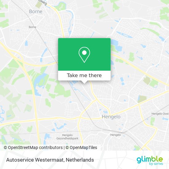 Autoservice Westermaat Karte