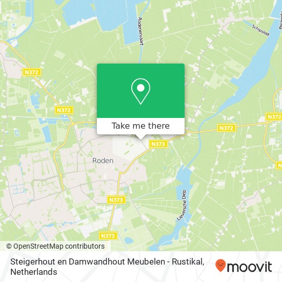 Steigerhout en Damwandhout Meubelen - Rustikal, Ceintuurbaan Noord 131 map