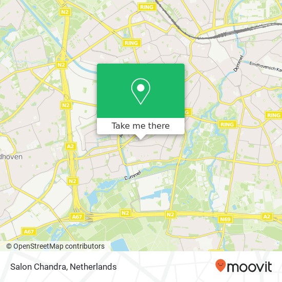 Salon Chandra, Blaarthemseweg 33 map