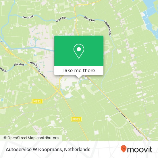 Autoservice W Koopmans, Hornleger 18 map